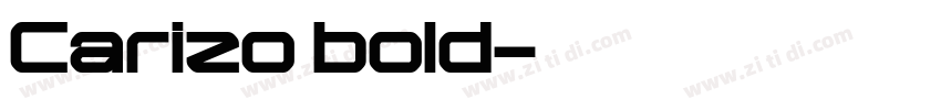 Carizo bold字体转换